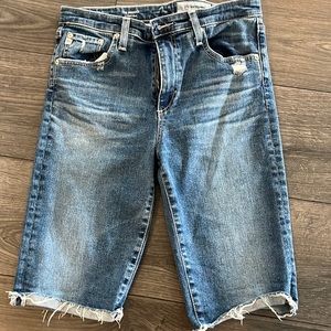 AG The Brook Denim Bermuda Shorts Size 29